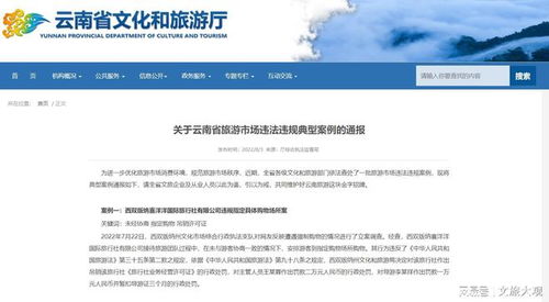 西雙版納旺景旅行社被罰 旅游業(yè)務(wù)強(qiáng)制購(gòu)物再引關(guān)注